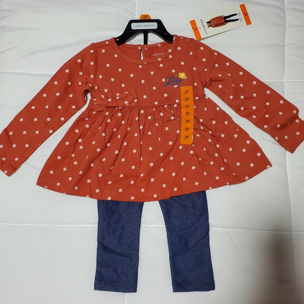Lucky Brand Girls 2 piece set